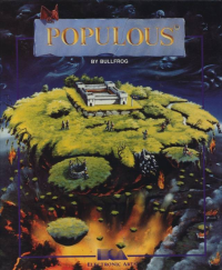 Populous Amiga US box art